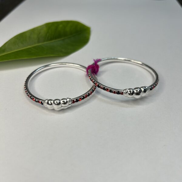 Tiny Treasures Silver Bangle