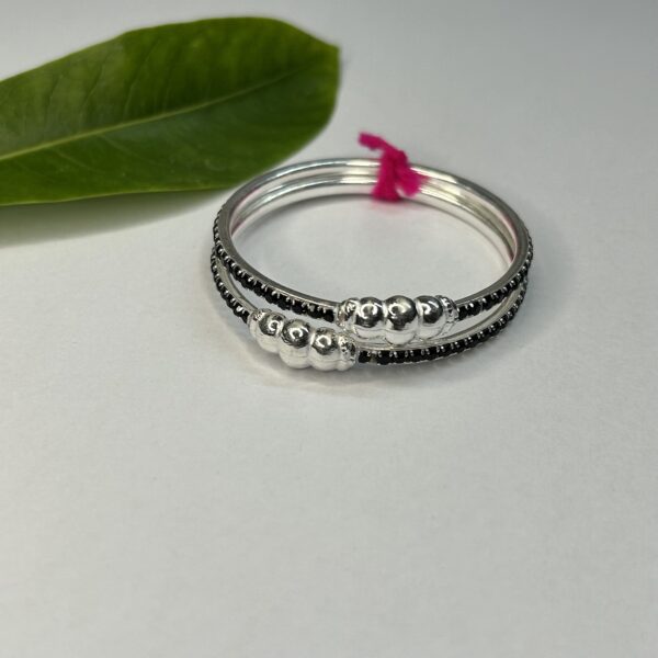 Tiny Treasures Silver Bangle - Image 5