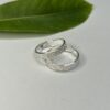 Silver Wave Toe Ring