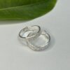 Silver Wave Toe Ring