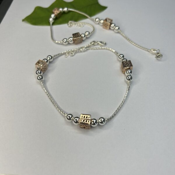 Trendy Silver Anklet