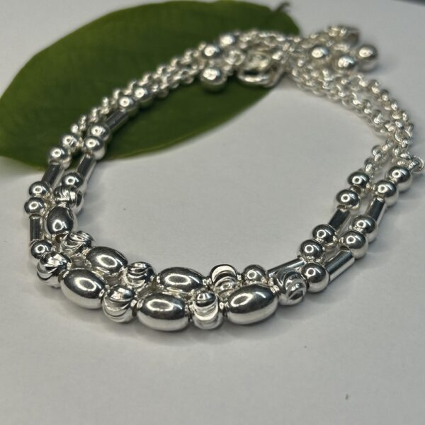 Serenity Silver Payal - Image 2