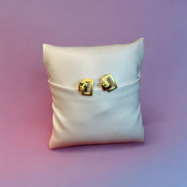 Golden Aurora Drop Earrings - Image 3