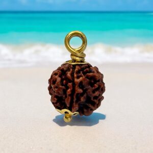 Rudraksha Gold Pendant