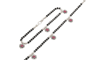 Black Beads Payal